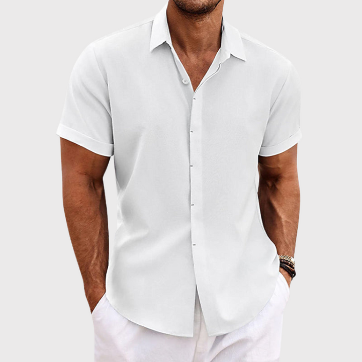 Men's Breathable Lightweight Short-Sleeve Shirt for Comfort