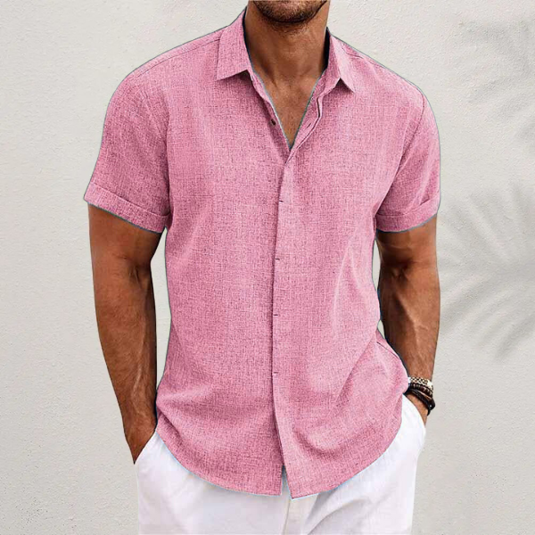 Men's Breathable Lightweight Short-Sleeve Shirt for Comfort