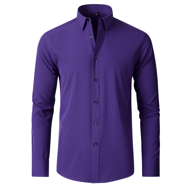 Men's Slim Fit Modern Stretch Dress Shirt – Comfortable Style