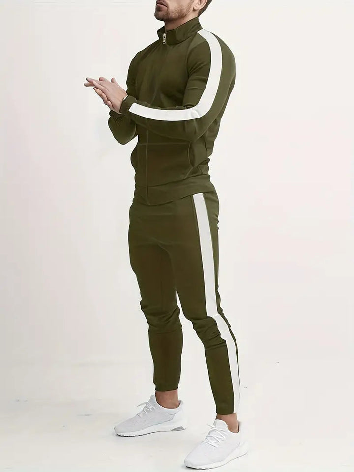 Men's Slim Fit Dynamic Active Tracksuit Set