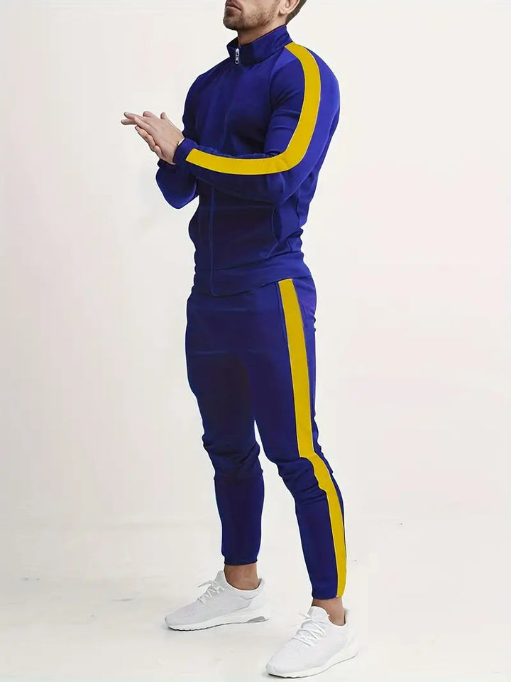 Men's Slim Fit Dynamic Active Tracksuit Set