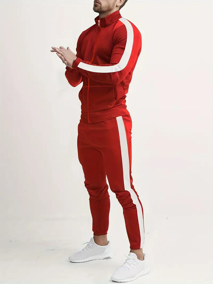 Men's Slim Fit Dynamic Active Tracksuit Set