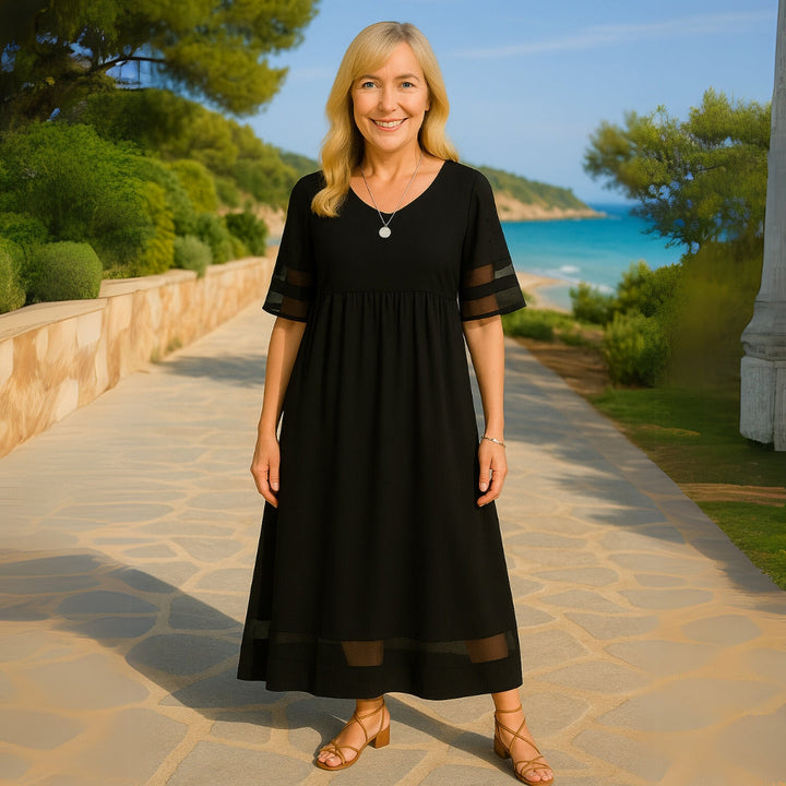 Trixie | Women's Chic Elegant Maxi Dress-The Yellow Prime