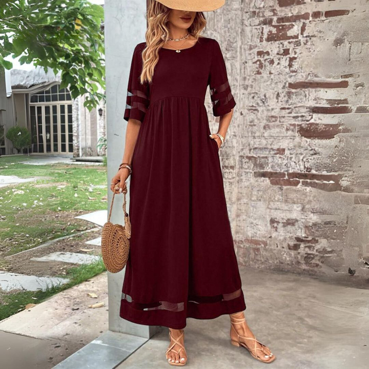 Trixie | Women's Chic Elegant Maxi Dress-The Yellow Prime