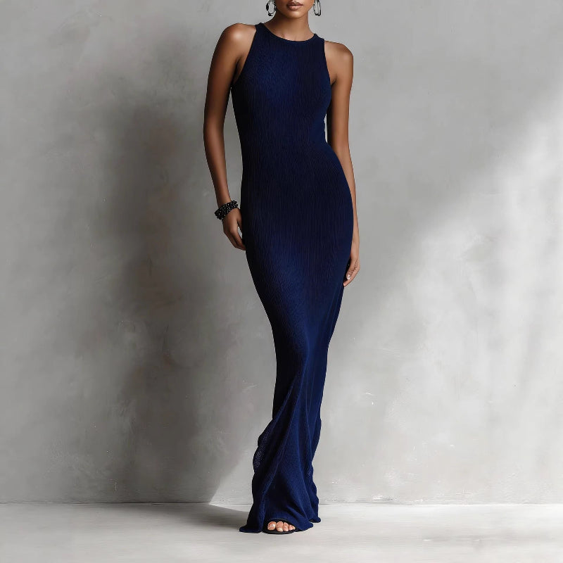 Vale | Emma | Sleeveless Maxi Dress for Women-The Yellow Prime