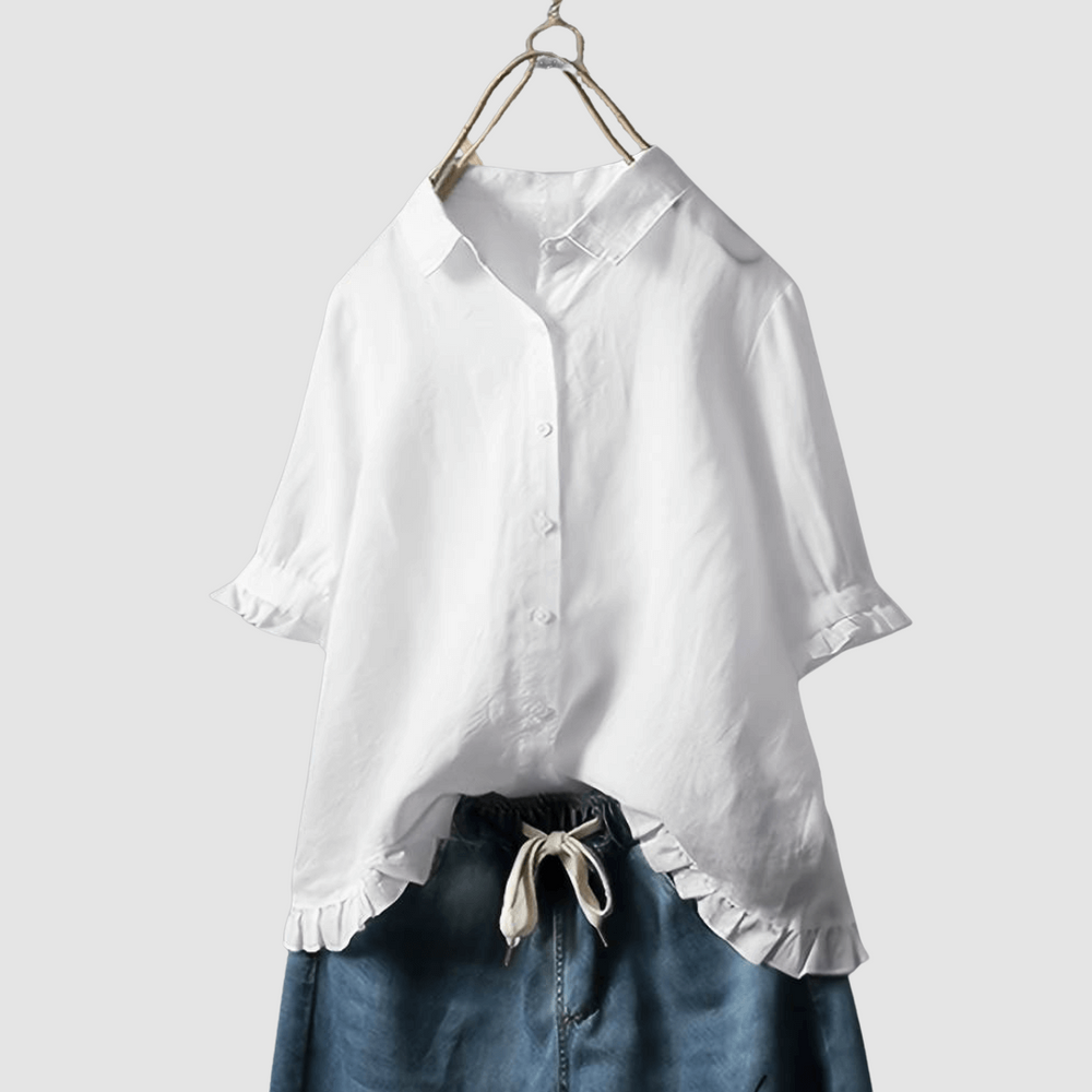 Mira | Women's Timeless Breathable Blouse-The Yellow Prime