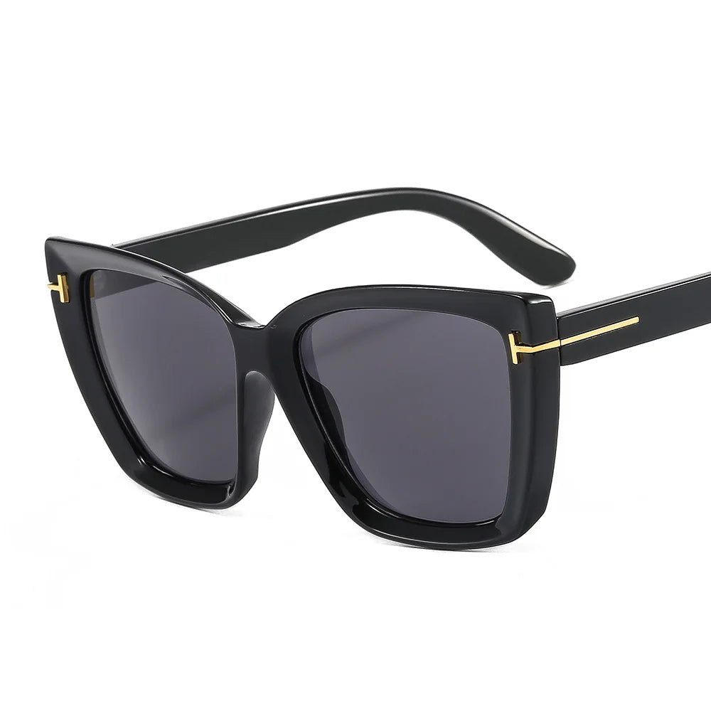 Women's Lightweight Cat-Eye Sunglasses – Gradient Lenses, UV400 Protection-The Yellow Prime