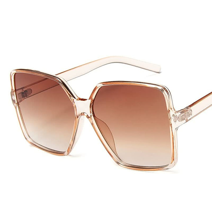Women's Lightweight Oversized Square Sunglasses with UV Protection-The Yellow Prime