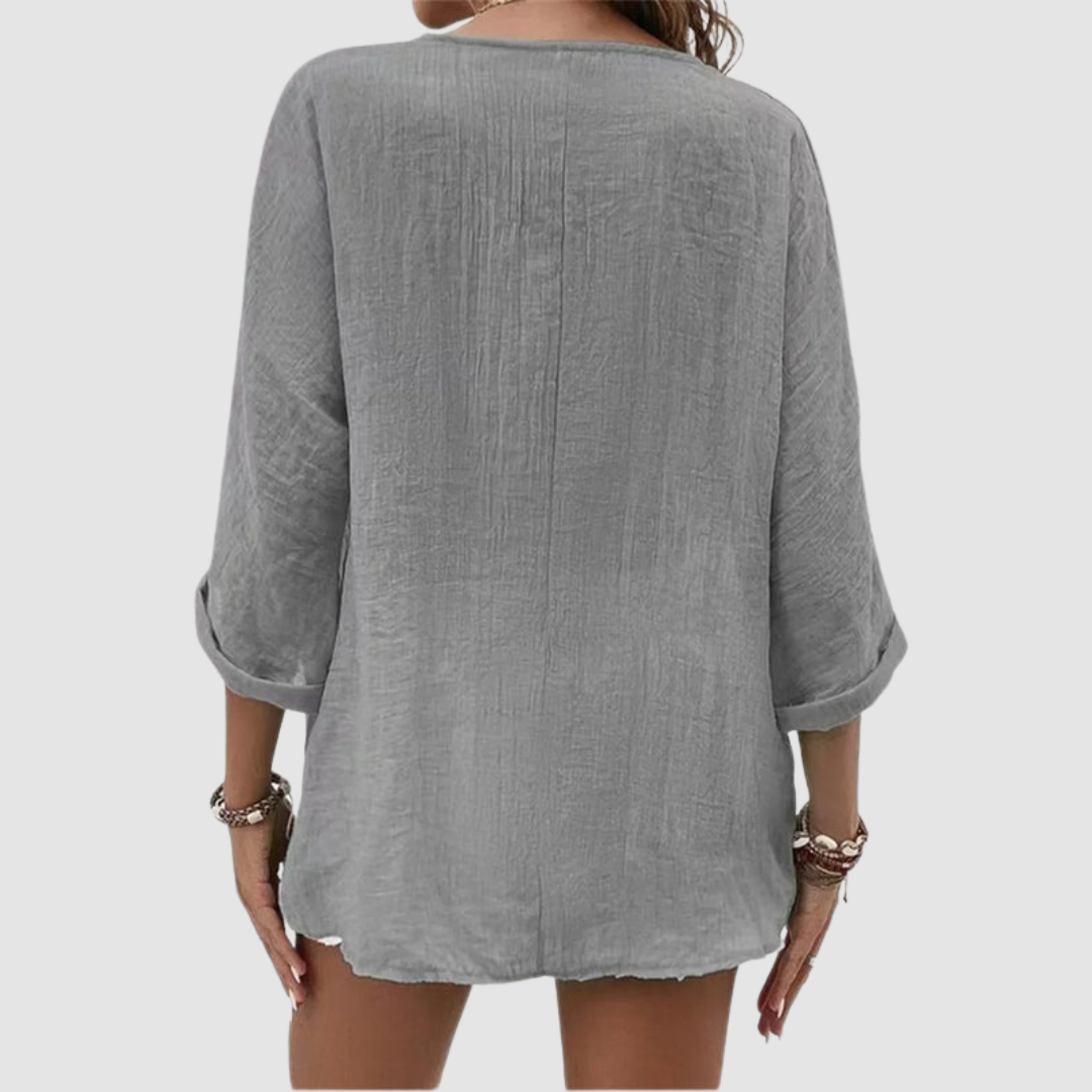 Monica | Women's Elegant Breathable Blouse-The Yellow Prime
