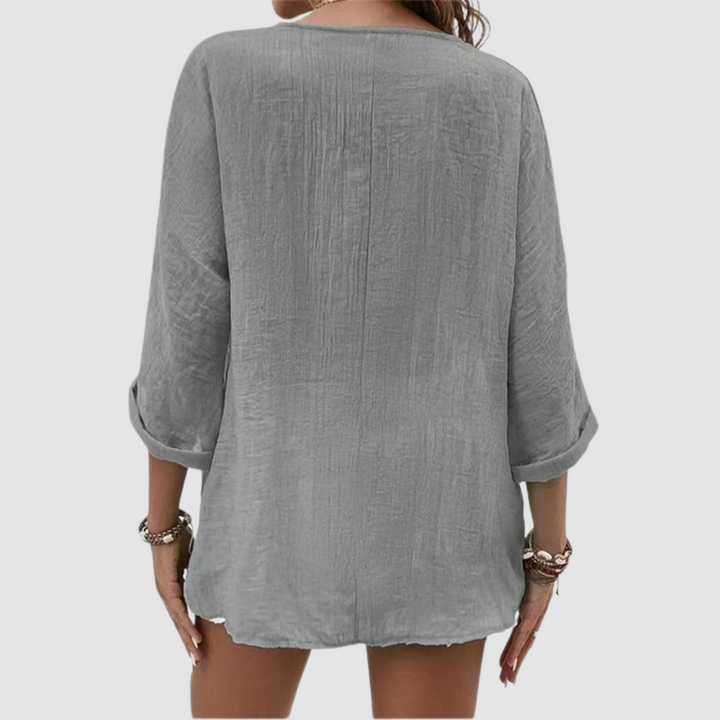 Monica | Women's Elegant Breathable Blouse-The Yellow Prime