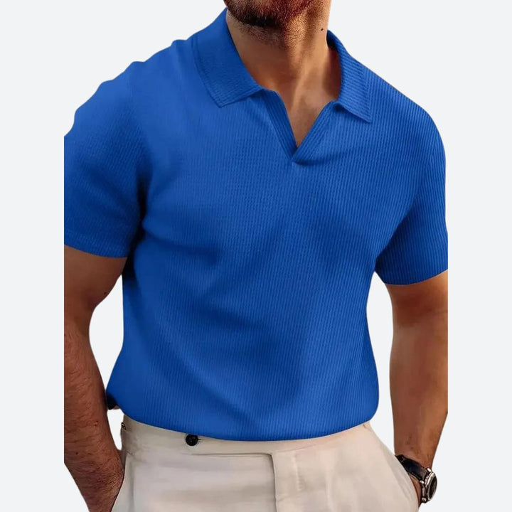 Alex | Men's Summer Leisure Polo Shirt-The Yellow Prime