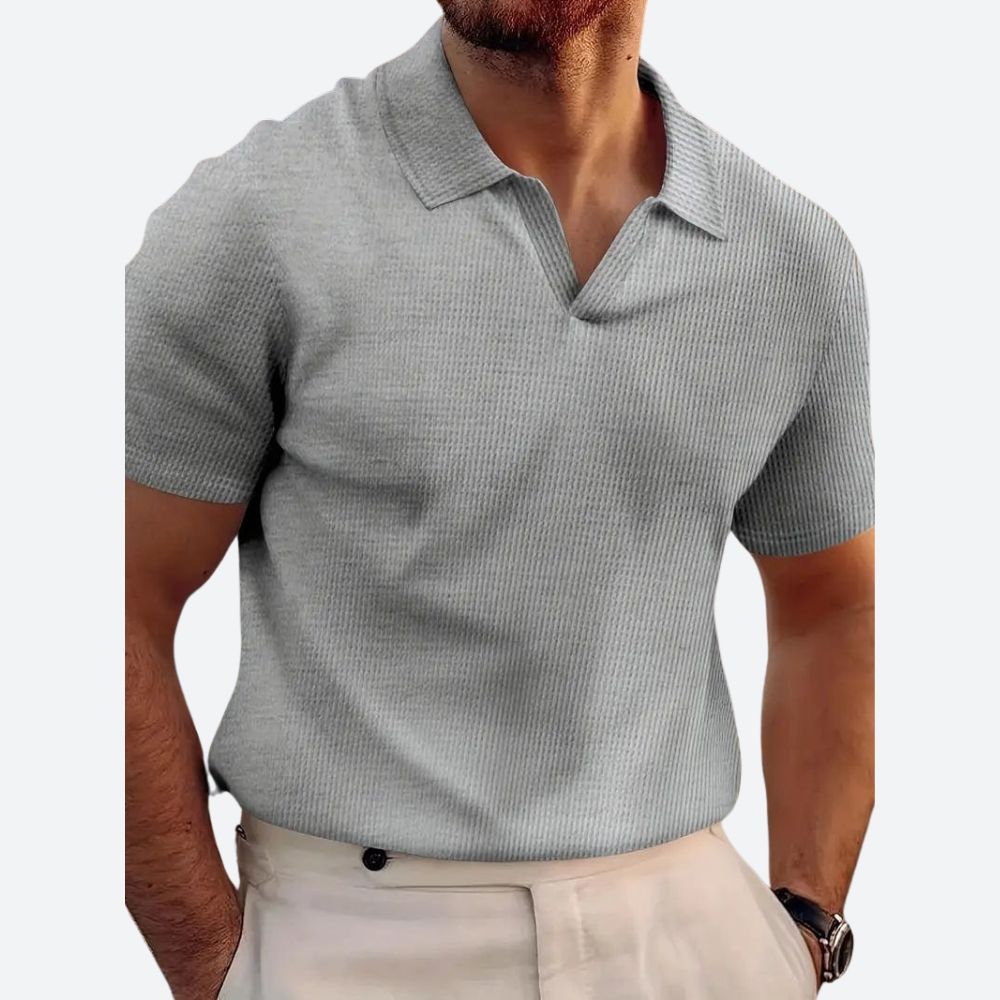 Alex | Men's Summer Leisure Polo Shirt-The Yellow Prime