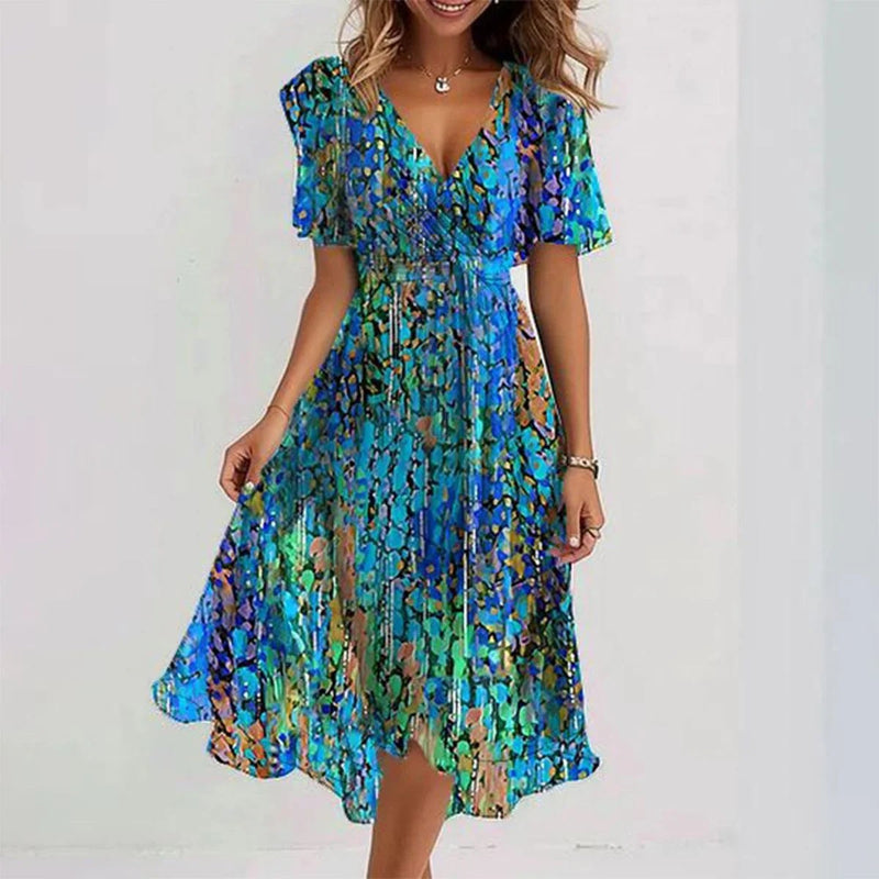 Naomi | Women's Elegant Summer Dress-The Yellow Prime
