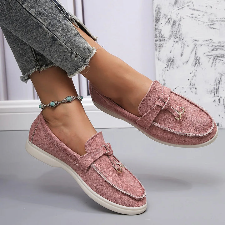 Leah | Women's Stylish Leather Loafers-The Yellow Prime