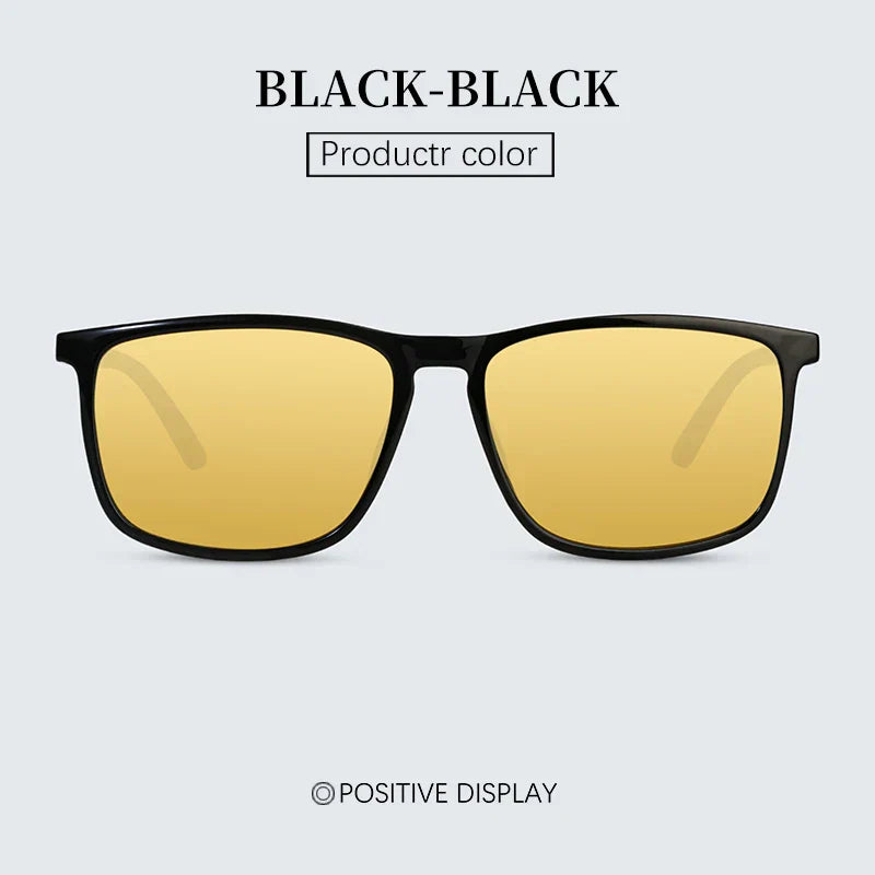 Night Driving Sunglasses with Anti-Glare Yellow Lens UV400 Protection-The Yellow Prime