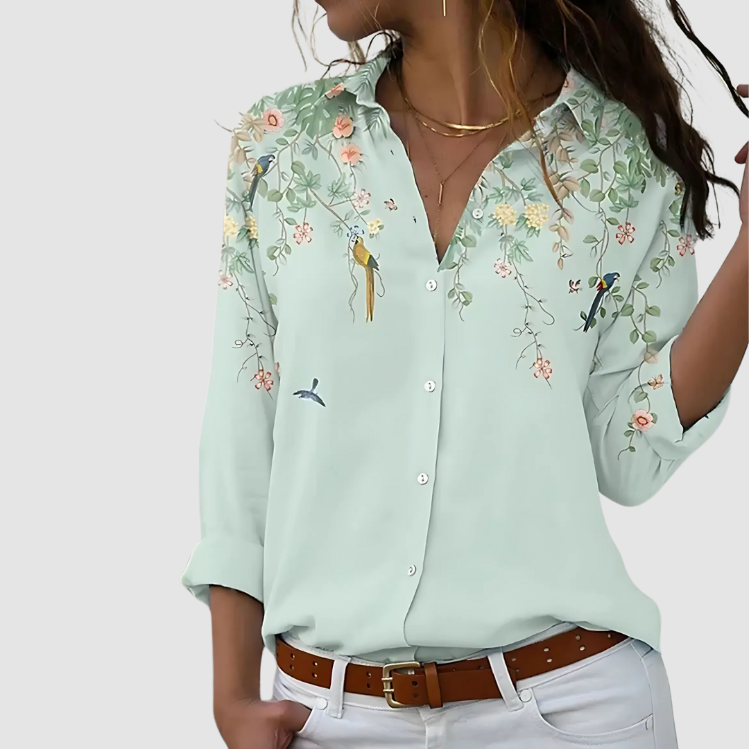 Noa | Women's Timeless Soft Blouse-The Yellow Prime