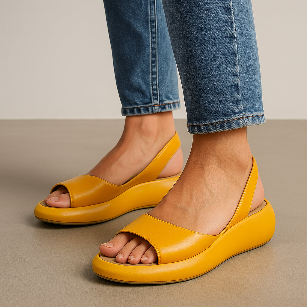 Women's Non-Slip Platform Sandals with Slingback Strap