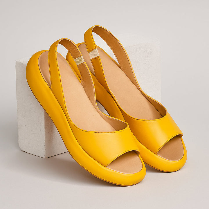 Women's Non-Slip Platform Sandals with Slingback Strap