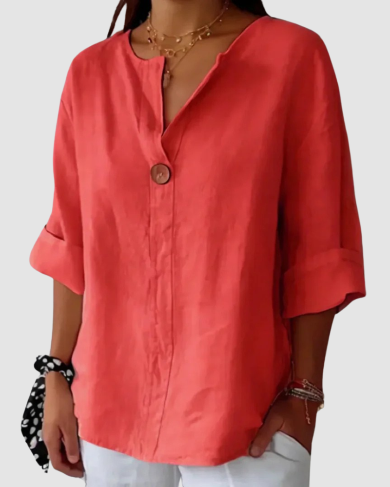 Nona | Women's Classic Blouse-The Yellow Prime