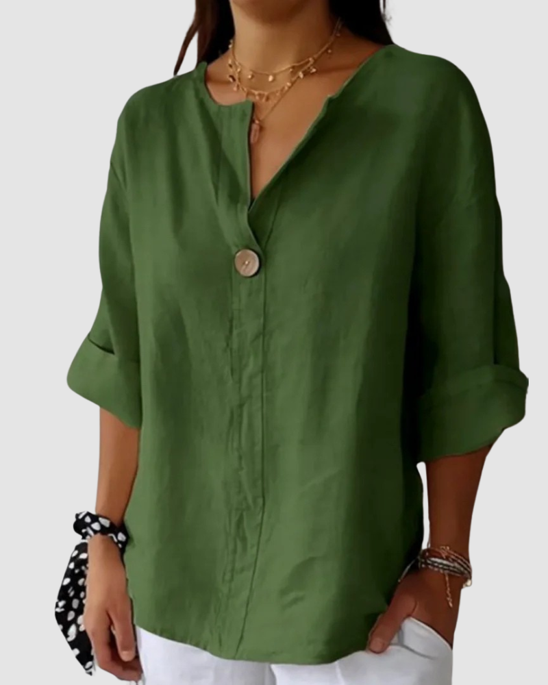 Nona | Women's Classic Blouse-The Yellow Prime