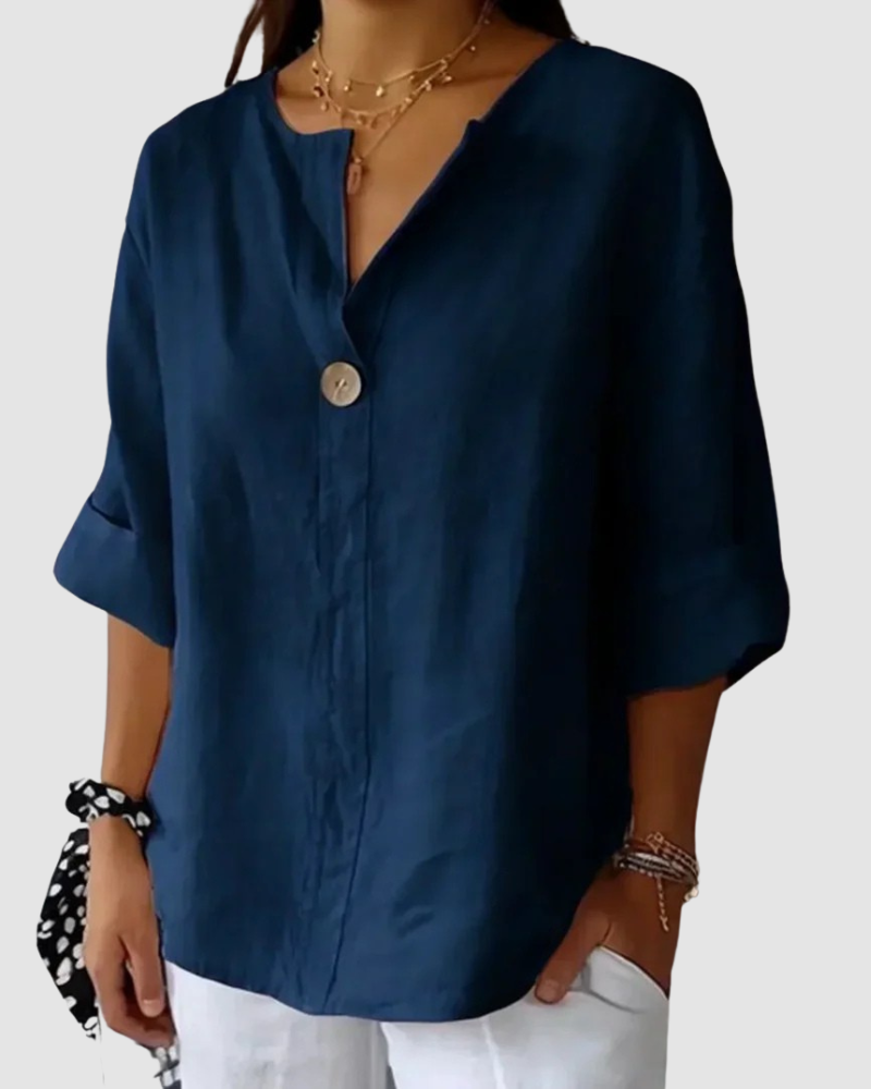 Nona | Women's Classic Blouse-The Yellow Prime