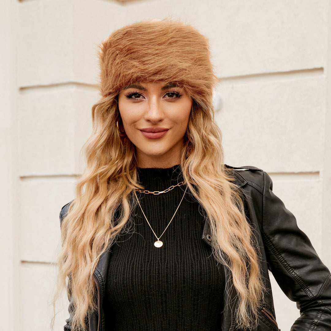 Women's Cozy Fleece Hat with Stylish Design-The Yellow Prime