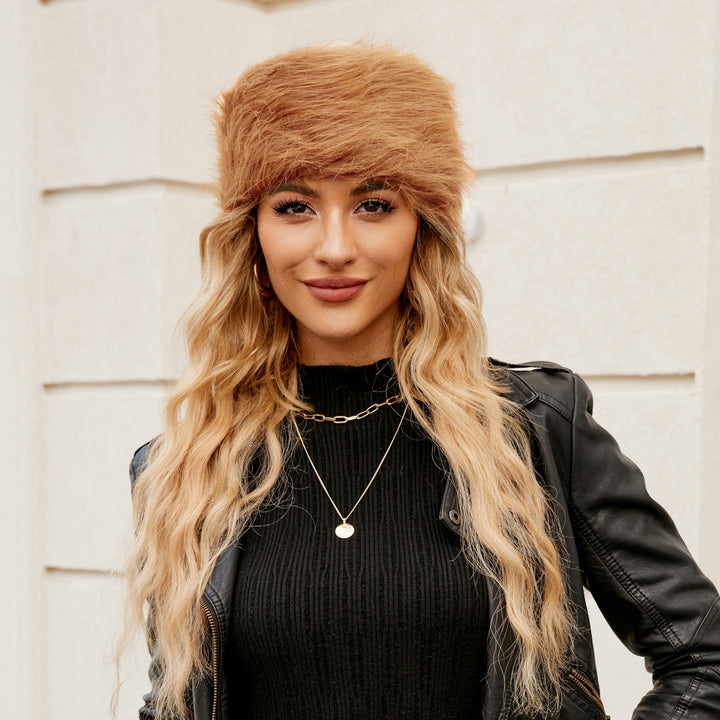 Women's Cozy Fleece Hat with Stylish Design-The Yellow Prime