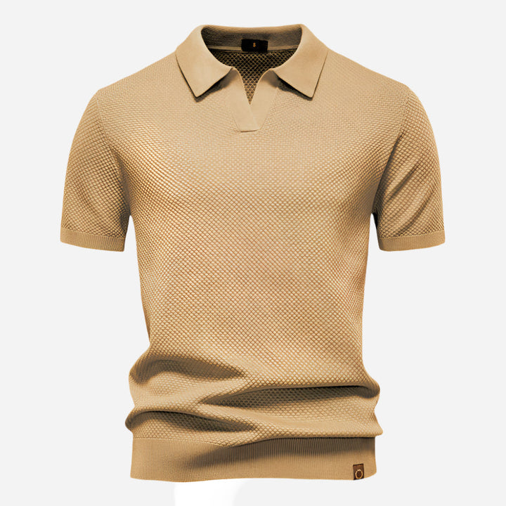 Marcus | Men's Short Sleeve Casual Knit Shirt