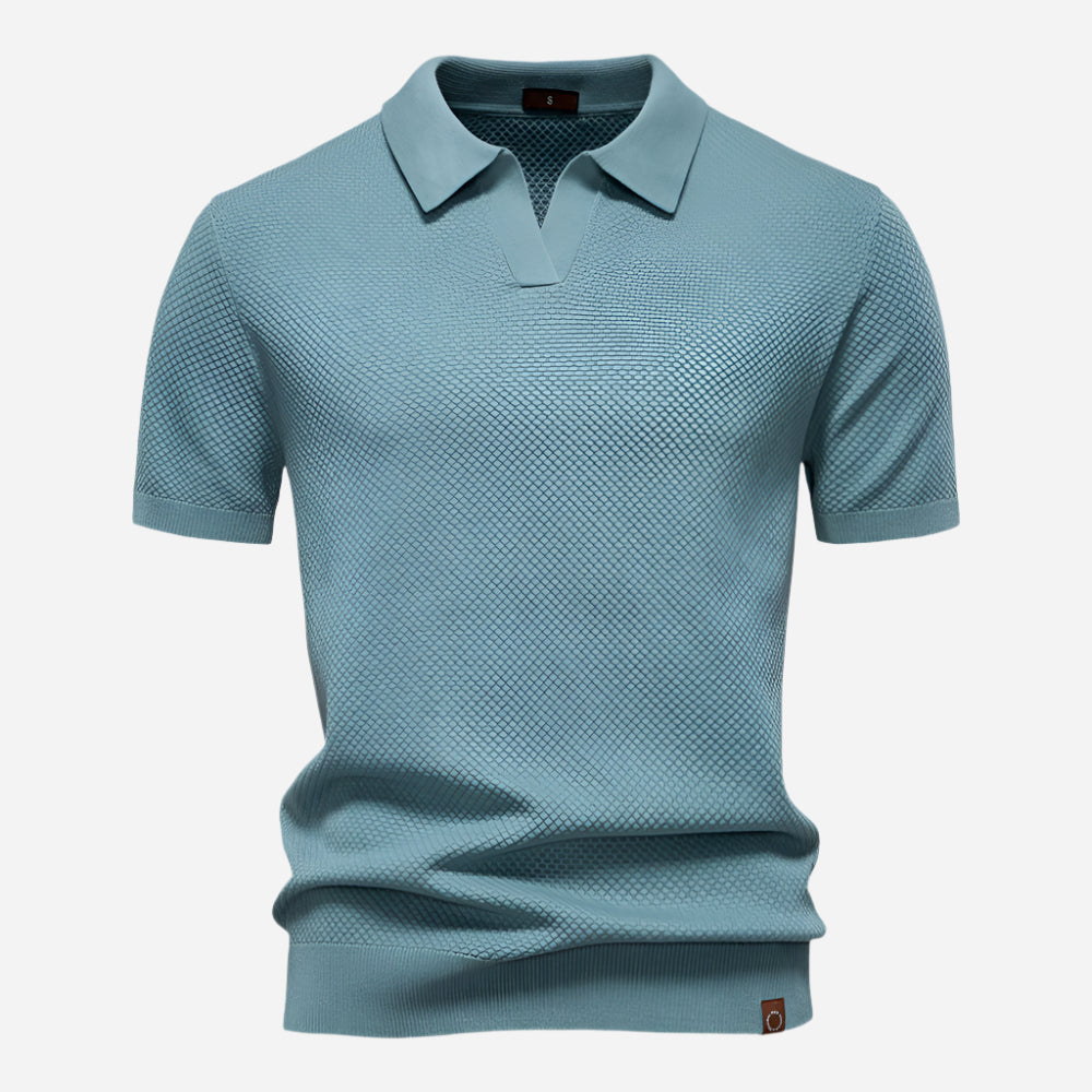 Marcus | Men's Short Sleeve Casual Knit Shirt
