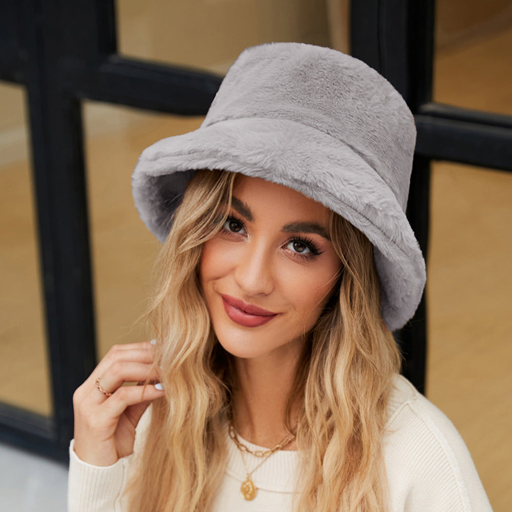 Women's Plush Cuddle Hat-The Yellow Prime