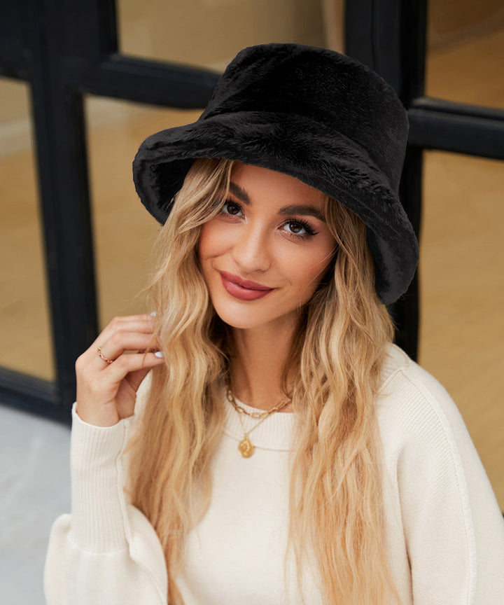Women's Plush Cuddle Hat-The Yellow Prime
