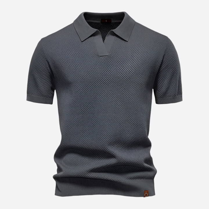 Marcus | Men's Short Sleeve Casual Knit Shirt