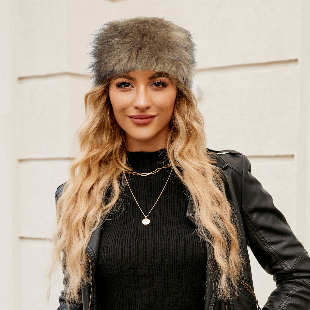 Women's Cozy Fleece Hat with Stylish Design-The Yellow Prime