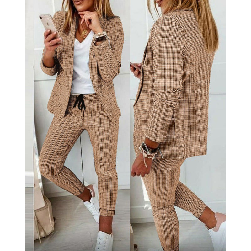 Women's Blazer and Pants Set for Stylish Office Wear-The Yellow Prime