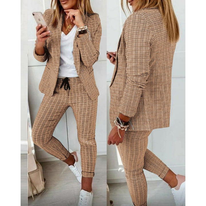 Women's Blazer and Pants Set for Stylish Office Wear-The Yellow Prime