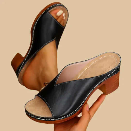 Crystal | Women's Enhanced Comfort Orthopedic Sandal-The Yellow Prime