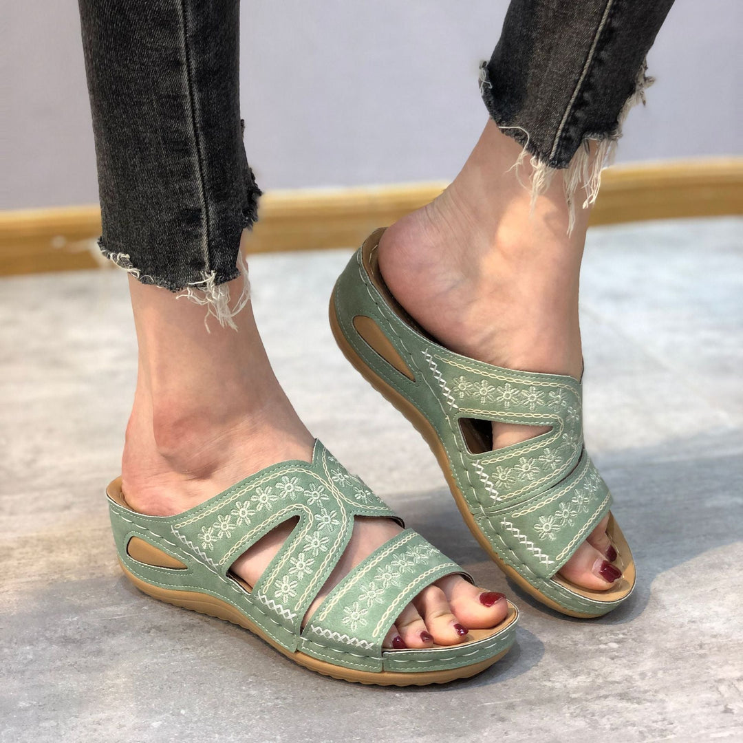 Margaret | Women's Comfortable Orthopedic Summer Sandals-The Yellow Prime