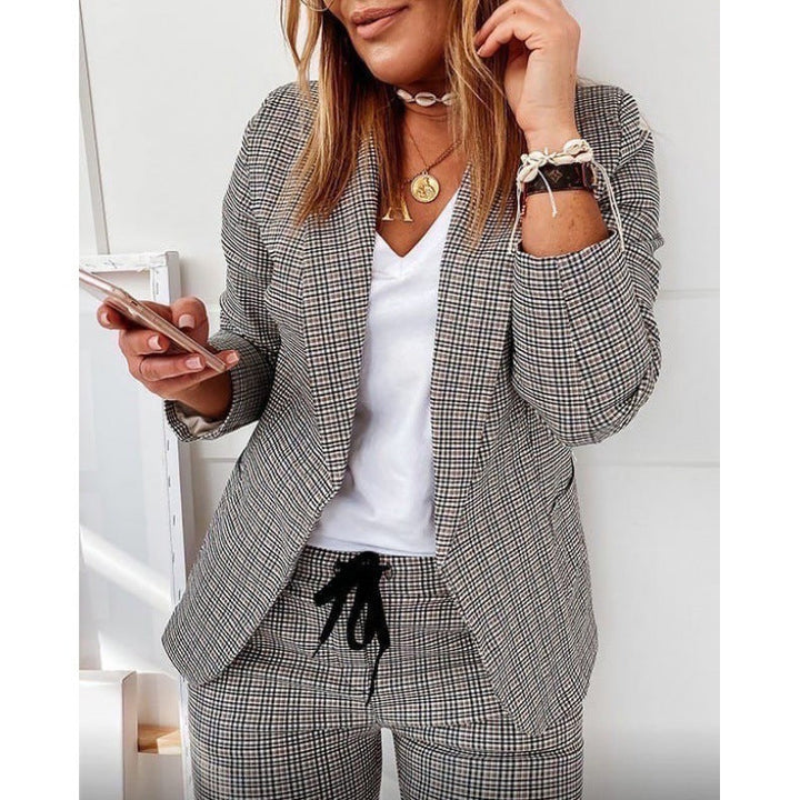 Women's Blazer and Pants Set for Stylish Office Wear-The Yellow Prime