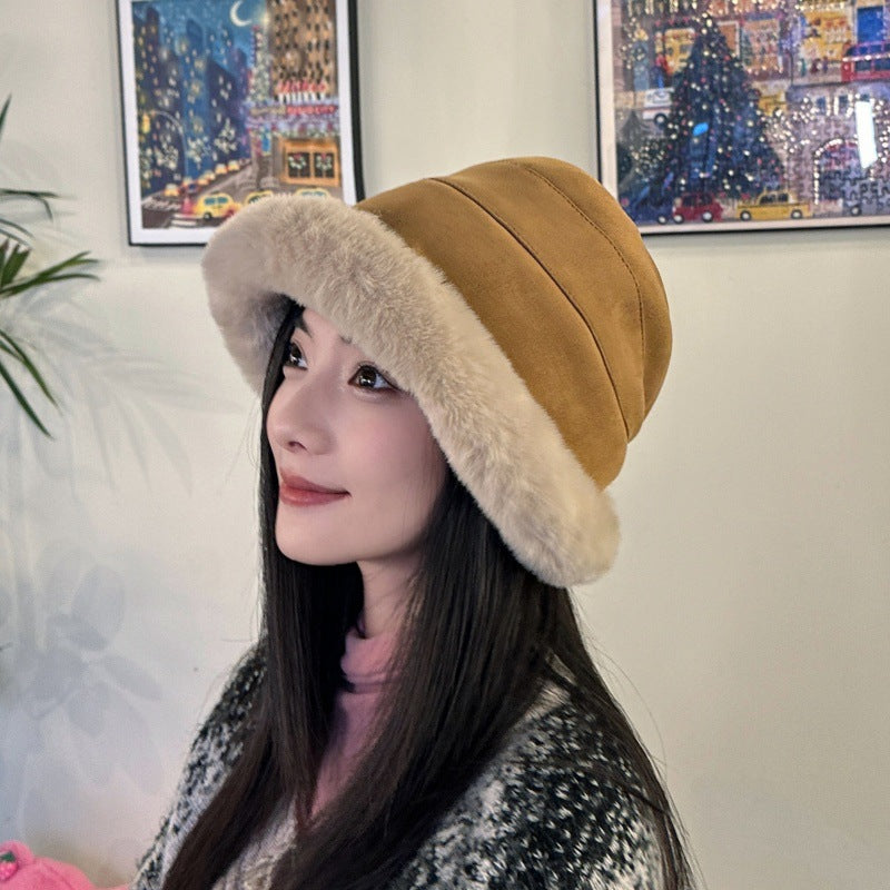 Women's Cozy and Elegant Fur Hat-The Yellow Prime