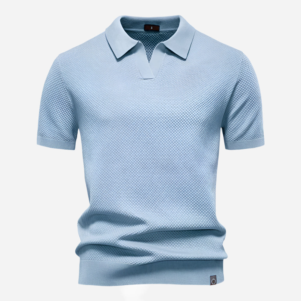 Marcus | Men's Short Sleeve Casual Knit Shirt