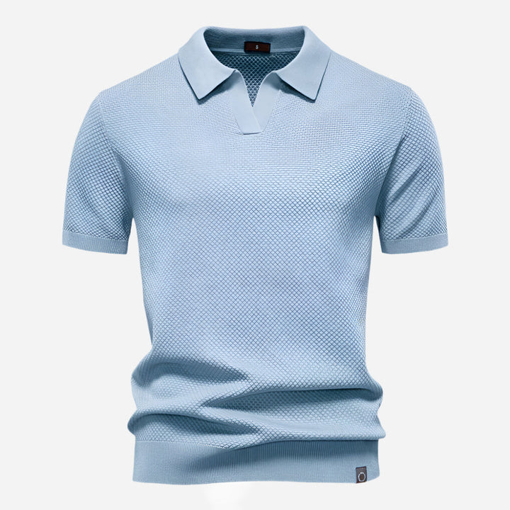 Marcus | Men's Short Sleeve Casual Knit Shirt