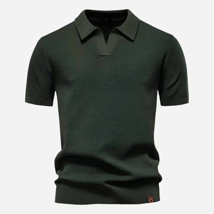 Marcus | Men's Short Sleeve Casual Knit Shirt