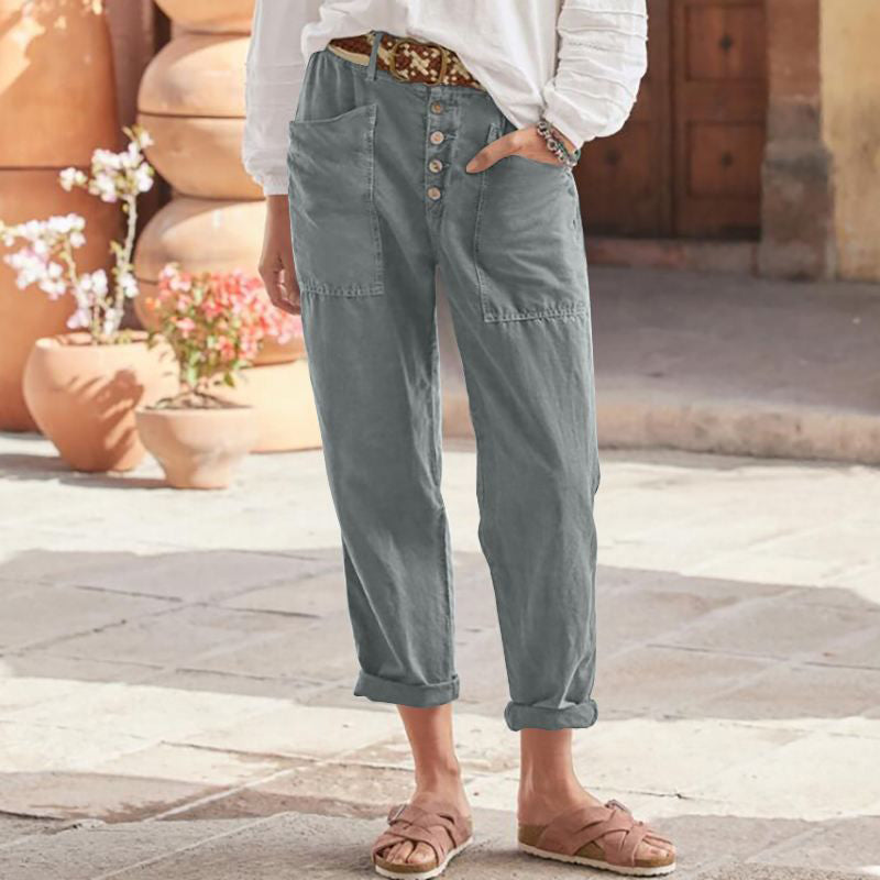 Jiselle | Women's Comfortable Casual Pants-The Yellow Prime