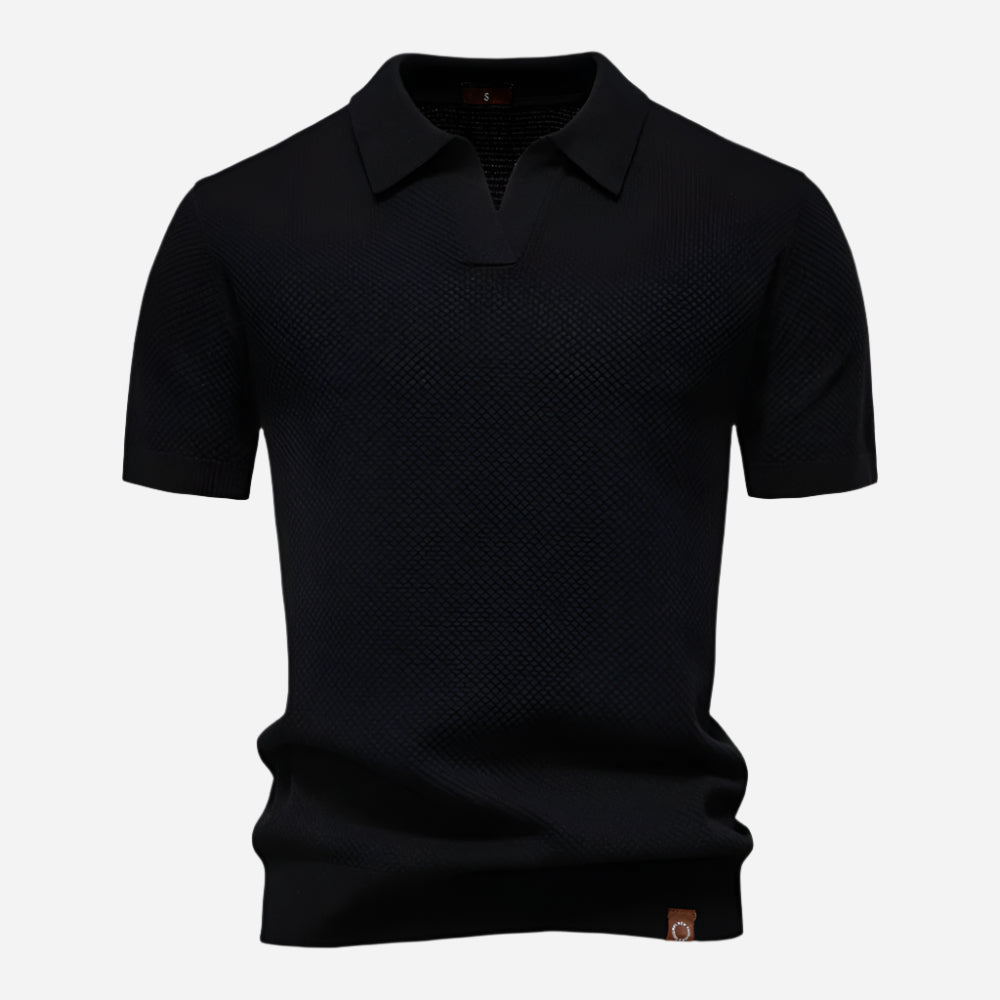 Marcus | Men's Short Sleeve Casual Knit Shirt