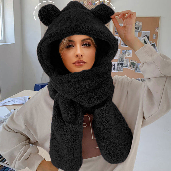 Women's Cozy Hat and Scarf Set-The Yellow Prime