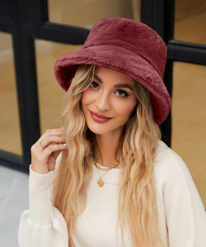 Women's Plush Cuddle Hat-The Yellow Prime