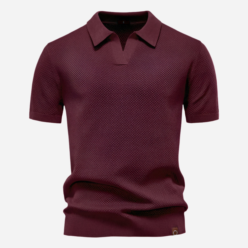 Marcus | Men's Short Sleeve Casual Knit Shirt