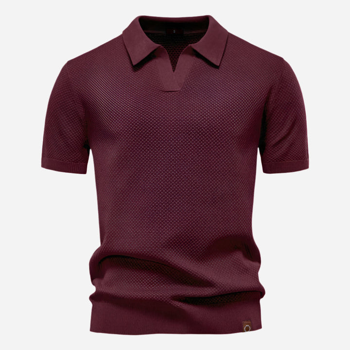 Marcus | Men's Short Sleeve Casual Knit Shirt