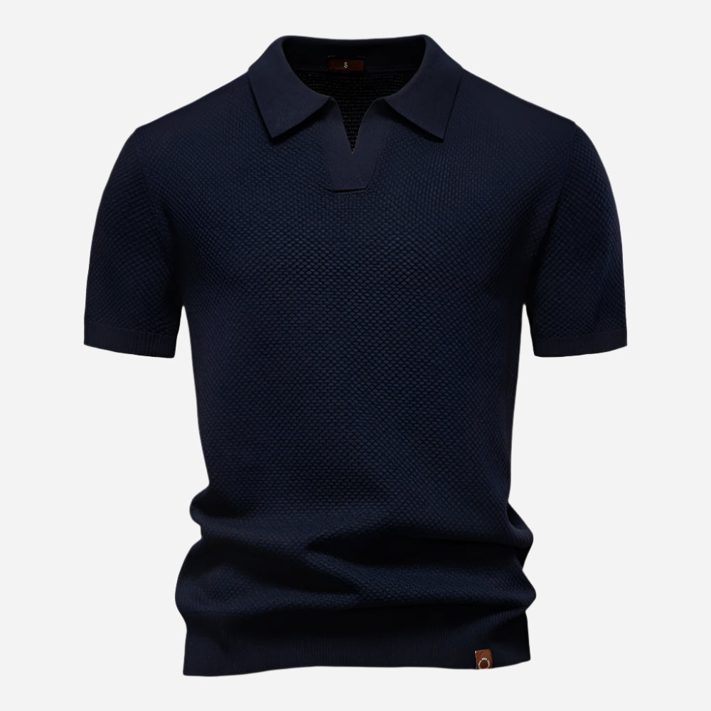 Marcus | Men's Short Sleeve Casual Knit Shirt