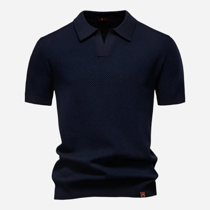 Marcus | Men's Short Sleeve Casual Knit Shirt